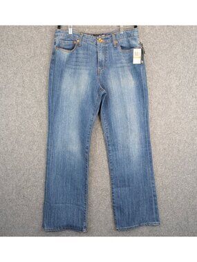 Seven7 Studio Womens Size 12 Flare Jeans Tuscany Blue Denim NWT Seven 7